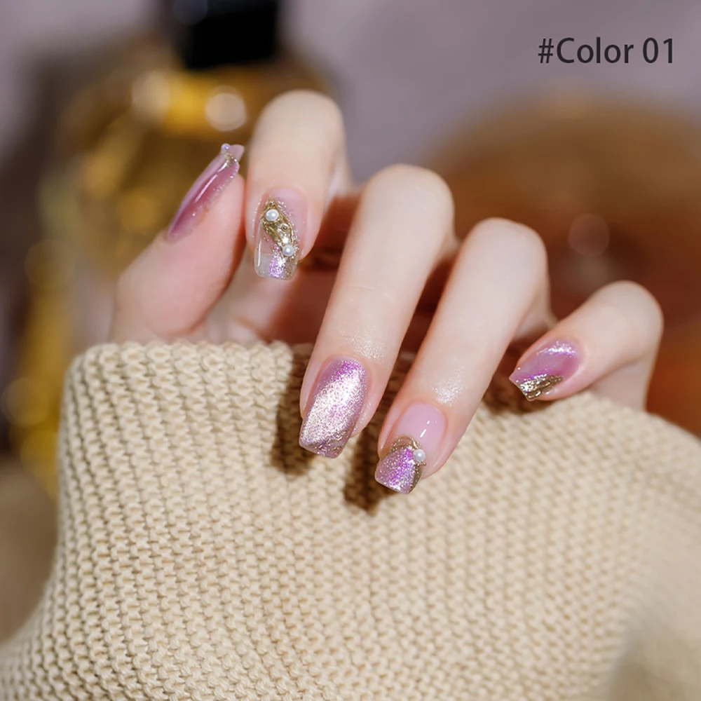 Vendeeni グリッター 9D キャットアイネイルジェルポリッシュ