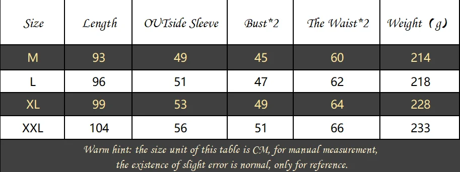 DZ00124大人英文尺码表