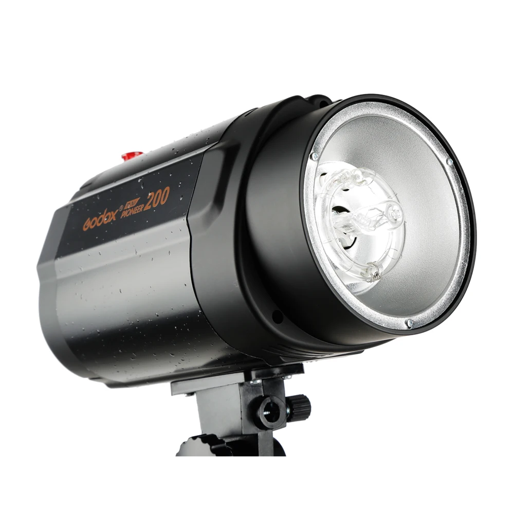 Godox 200W монолайт фотография Фотостудия стробоскоп фонарик(мини студийная вспышка