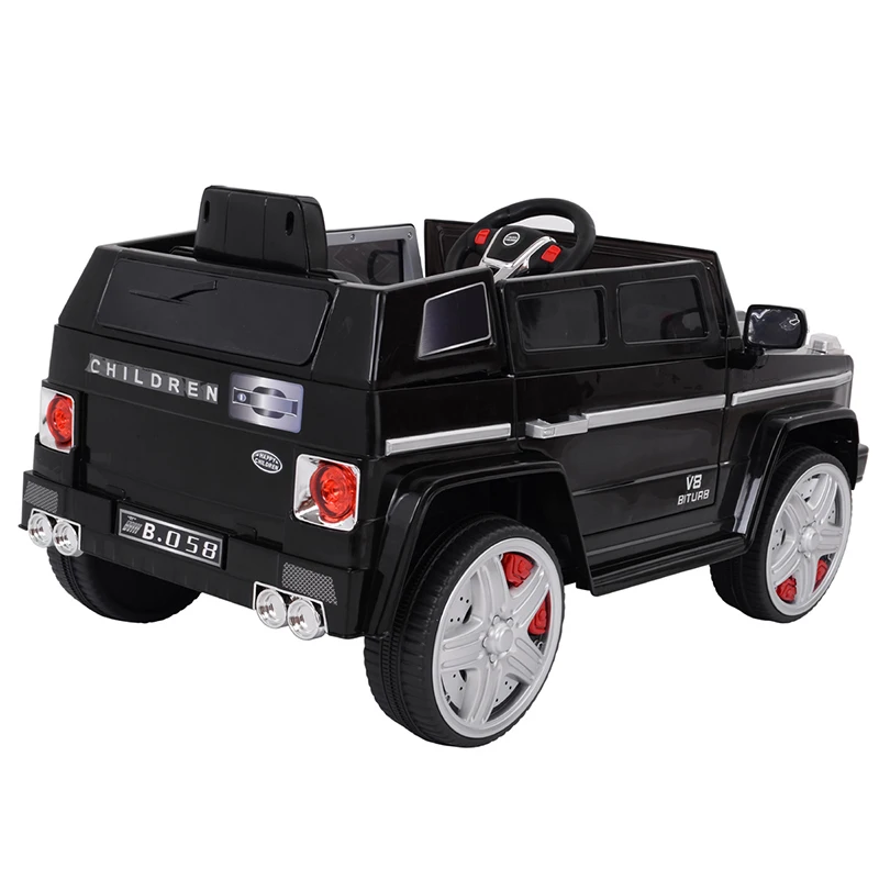 12V Children Electric Powered Ride On Car Kids Outdoor Play Car With Remote Control Baby Funny Vehicle Toy With Headlights T0856