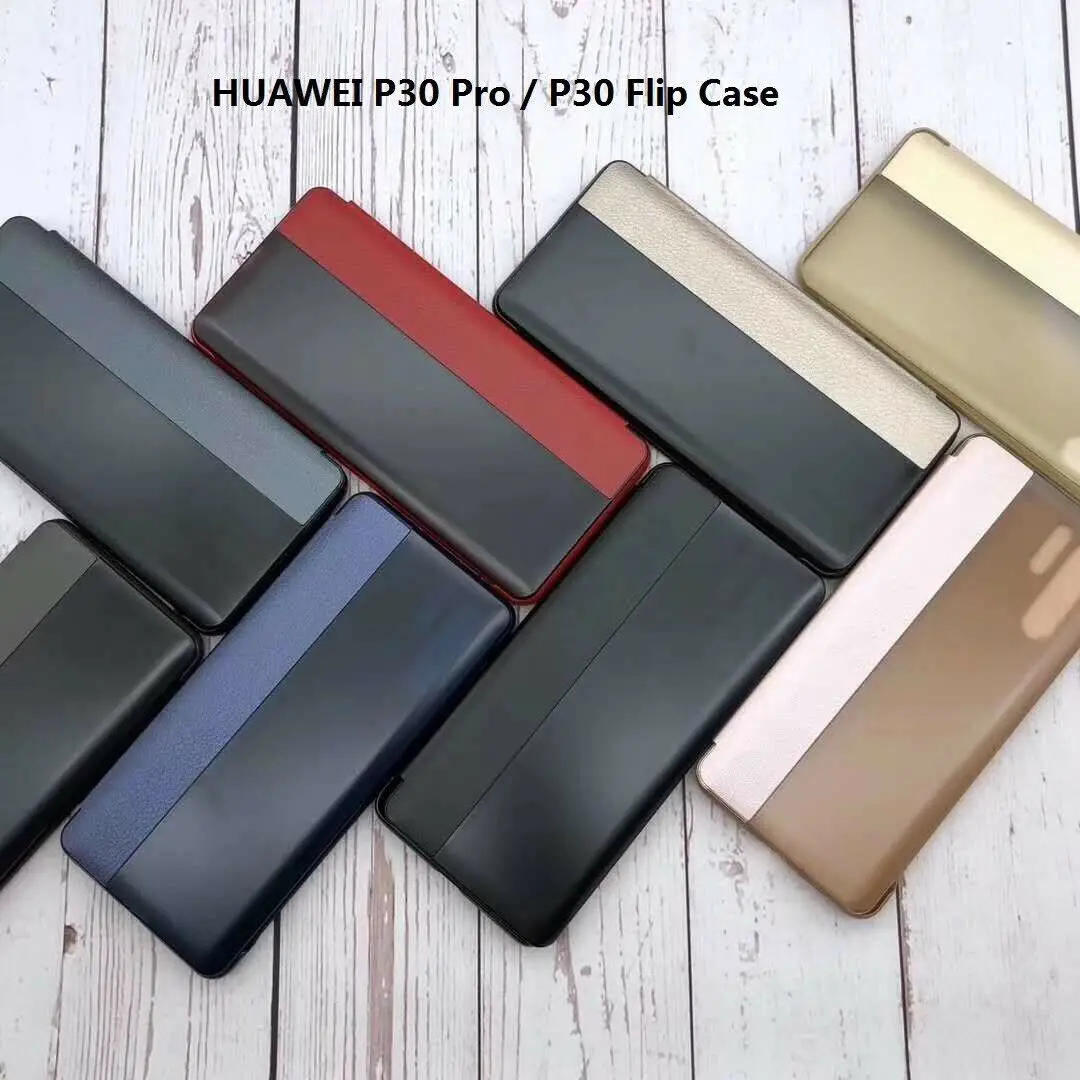 

Hot For HUAWEI P30 Pro case Original official Smart View window protection leather Flip case For HUAWEI P30 Pro case