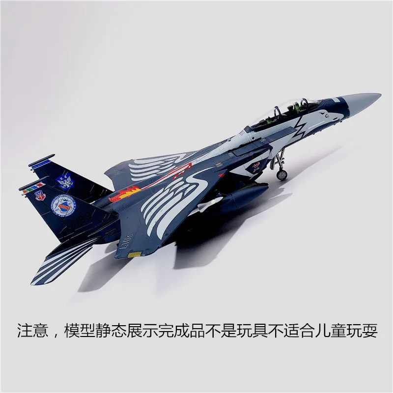 WLTK 1/100 весы McDonnell Douglas F-15E Strike Eagle Mudhen Fighter литой металлический самолет модель игрушки для подарка, коллекция