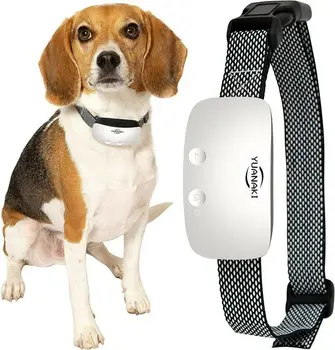 

Anti Barking Collar Dogs Bark Stop Collar Rechargeable IP67 Barking Control Training Collar with Beep Vibration No Harm Shock