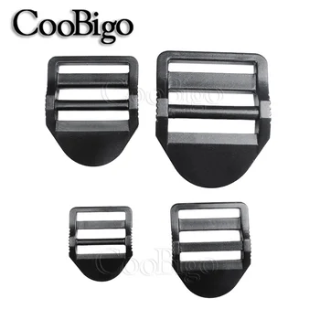 

1000pcs Size 20mm 26mm 31mm 38mm Plastic Black Ladder Lock Slider Buckles Backpack Straps Bag Pets Collar Webbing Accessories