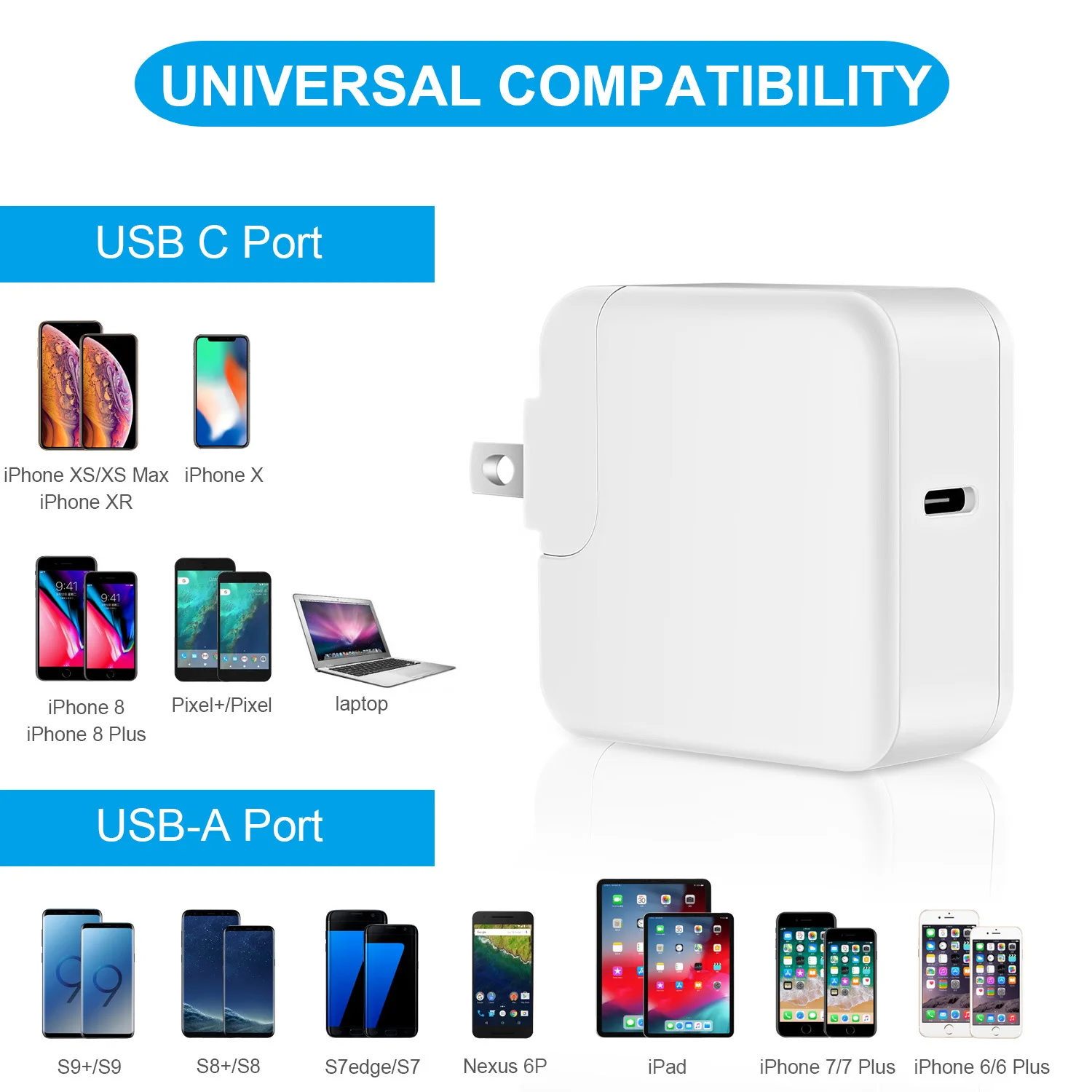 TYPE-C PD зарядное устройство 18W30W подходит для MAC BOOK XPS13 iPhone 11UL60950 отчет