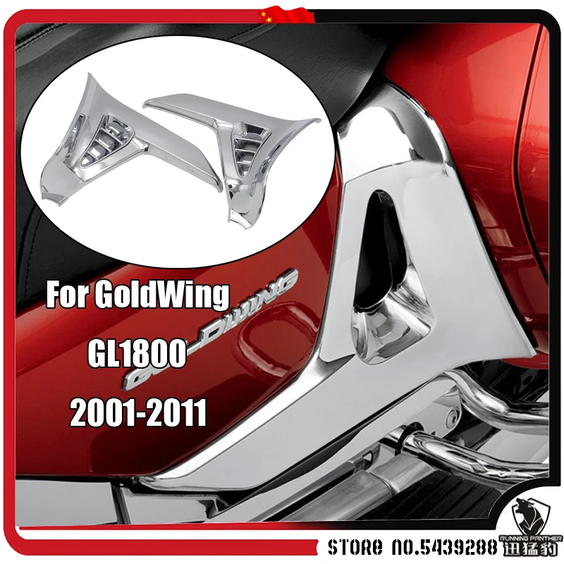 

Chrome Triangle Cover For Honda GoldWing GL 1800 GL1800 gl1800 Chrome Left Right Motorcycle Parts Modified accessories 2001-2011