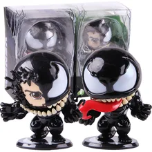 Marvel горячие игрушки Cosbaby Venom Eddie Brock кукла с качающейся головой ПВХ яд фигурка Коллекционная модель игрушки