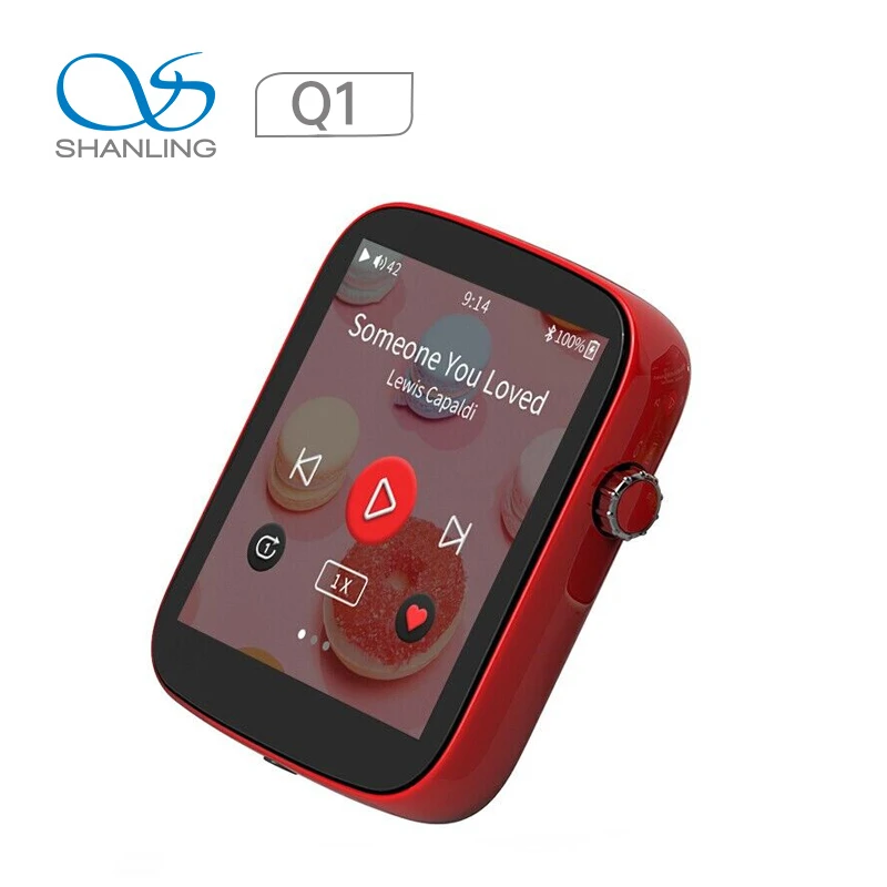 Shanling Q1 Portable Player ES9218P DAC/AMP Two-Way Bluetooth Hi-Res 32Bit/ 384KHZ HiFi Music Player mp3 player online
