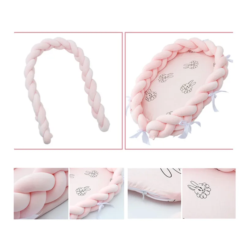 Portable Baby Crib Home Folding Baby Nest Infant Beds Multifunction Bag For Bionic Bed Baby Care Disassembly Can Used As Bumper