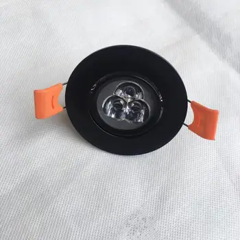 

2019 Led Lamp Spot 68mm new Style , 3*1w Down Light,,ac95-265v, / Lighting,with High Brightness,free Shipping