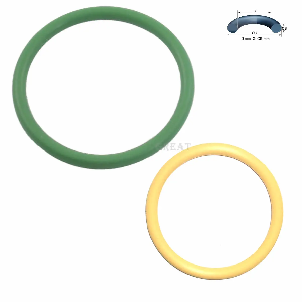 uxcell Silicone O-Rings 4mm OD, 2mm Inner Diameter, 1mm Width, Seal Gasket  Red 50Pcs : Amazon.in: Home Improvement