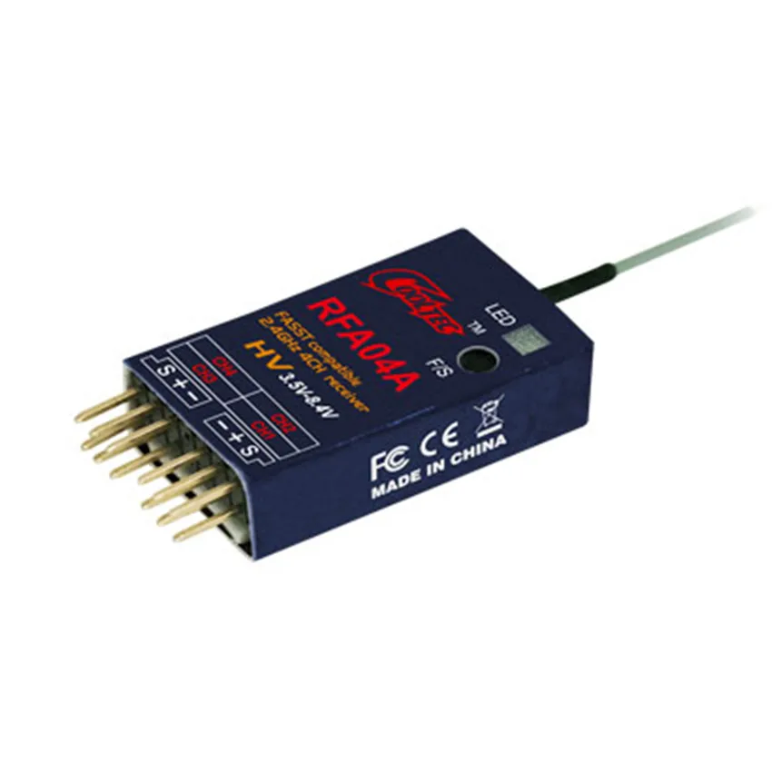 

Cooltech RFA04A Mini 4 Channel for T8FG 14SG Compatible FUTABA Remote Receiver