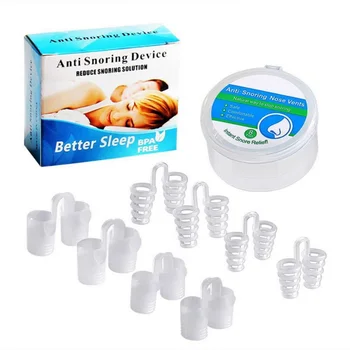 

8pcs/set Snoring Solution Anti Snoring Devices Professional Snore Stopper Nose Vents Snore Nasal Dilators Better Sleep