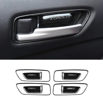 

8Pcs Interior Door Handle Trim Bezel Moulding Garnish For Toyota Corolla 2019 2020 2021 Accessories Car Styling