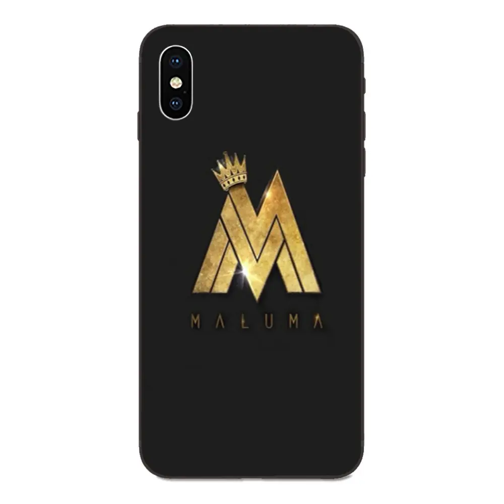 as picture Для Apple IPhone X XS Max XR 4 4s 5 5S SE 6 6S 7 8 Plus Мягкий чехол из ТПУ с принтом для телефона с изображением певицы малума - Цвет: as picture