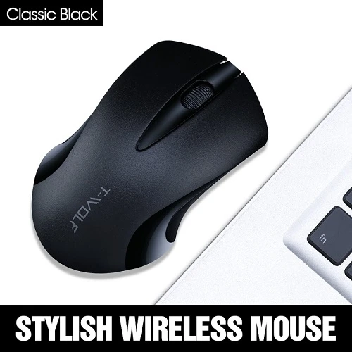 USB Wireless Mouse 2000DPI Thunder Wolf Q2 MOUSE Receiver Optical Computer 2.4GHz Ergonomic Mice For Laptop PC | Компьютеры и офис