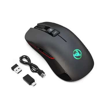 

Charging Wireless Mouse 3600dpi Adjustable Colorful Light High Sensitivity Gaming Mouse 7D Mouse