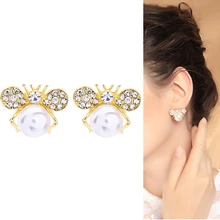 Кристальная акриловая жемчужина гвоздики Пчелка серьги для женщин Изысканные элегантные насекомое серьги OL золотой цвет горячие новые милые модные ювелирные изделия