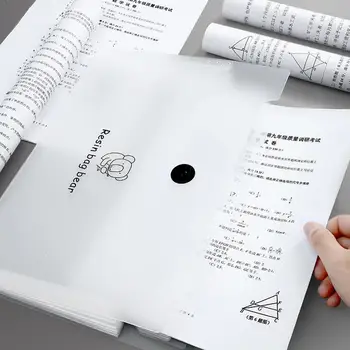 

2020 PP Folder Horizontal 12 Grid Portable Bag Waterproof 24.5 Multi-layer Test 32.5cm Paper Organizer * Student Document F I5R7