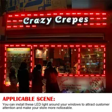 Светодиодный модуль 3 светодиодный s DC12V водонепроницаемый рекламный знак с буквенным витрином, ленточные модули 5 цветов, модульный светильник, лампа RGB