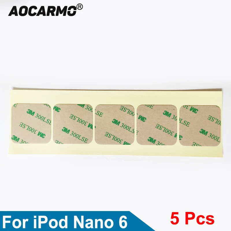 Aocarmo 5 шт./лот для iPod Nano 6 Gen 6-го ЖК-дисплея клейкая лента 300LSE | Мобильные телефоны и