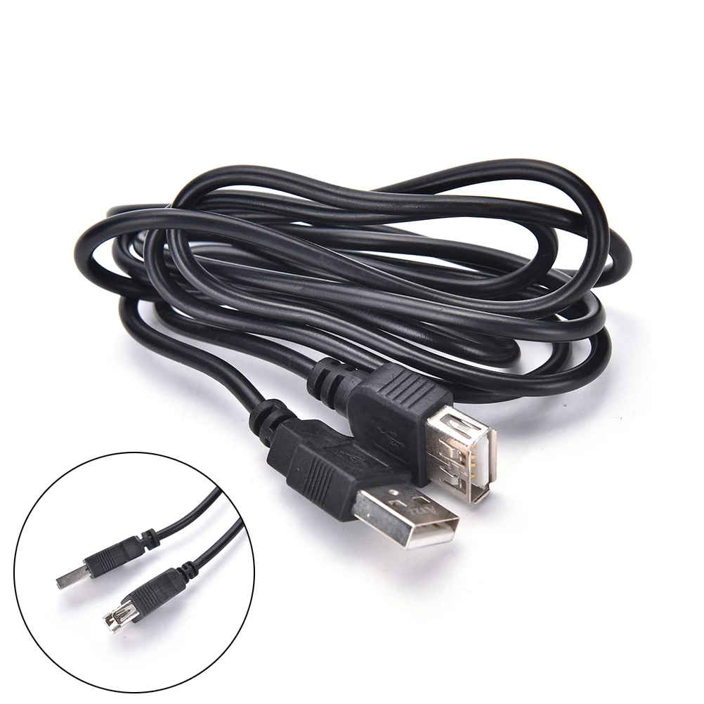 

1m/1.5m USB 2.0 Extension Cable Lead A Male Plug to A Female Socket Short For PC Laptop Computer