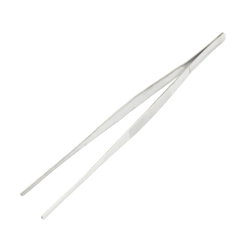 TOP Straight Point Tip Metal magnetic Long Tweezer 30cm
