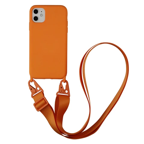 Strap Cord Chain Phone Case for iPhone 13 11 12 Pro MAX  XSMax XR X XS 6S 6 7 8 Plus  SE2020 Necklace Lanyard hang String
