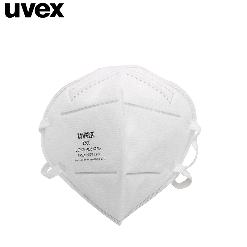 

30pcs/box UVEX 1200 Dust Mask KN95 Anti-fog PM2.5 Particulate Respirator Headband Type Labor Safety Working Dustproof Masks