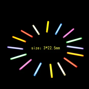 

1PC Automatic Luminous 10 years Tritium Keychain Keyring Fluorescent Tube Lifesaving Emergency Lights Camping Equipment3*22.5