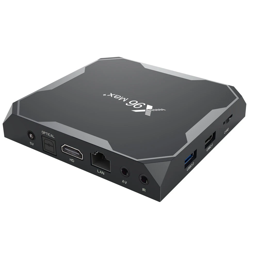 X96 Max Plus Android 9,0 Smart Tv Box Amlogic S905X3 1000M LAN BT 4,0 Set Top Box 2,4G 5G Wifi 8K Ultra HD VP9 HDR Media Player X96 Max Plus Android 9,0 Smart Tv Box Amlogic S905X3 1000M LAN BT 4,0 Set Top Box 2,4G 5G Wifi 8K Ultra HD VP9 HDR Media Player
