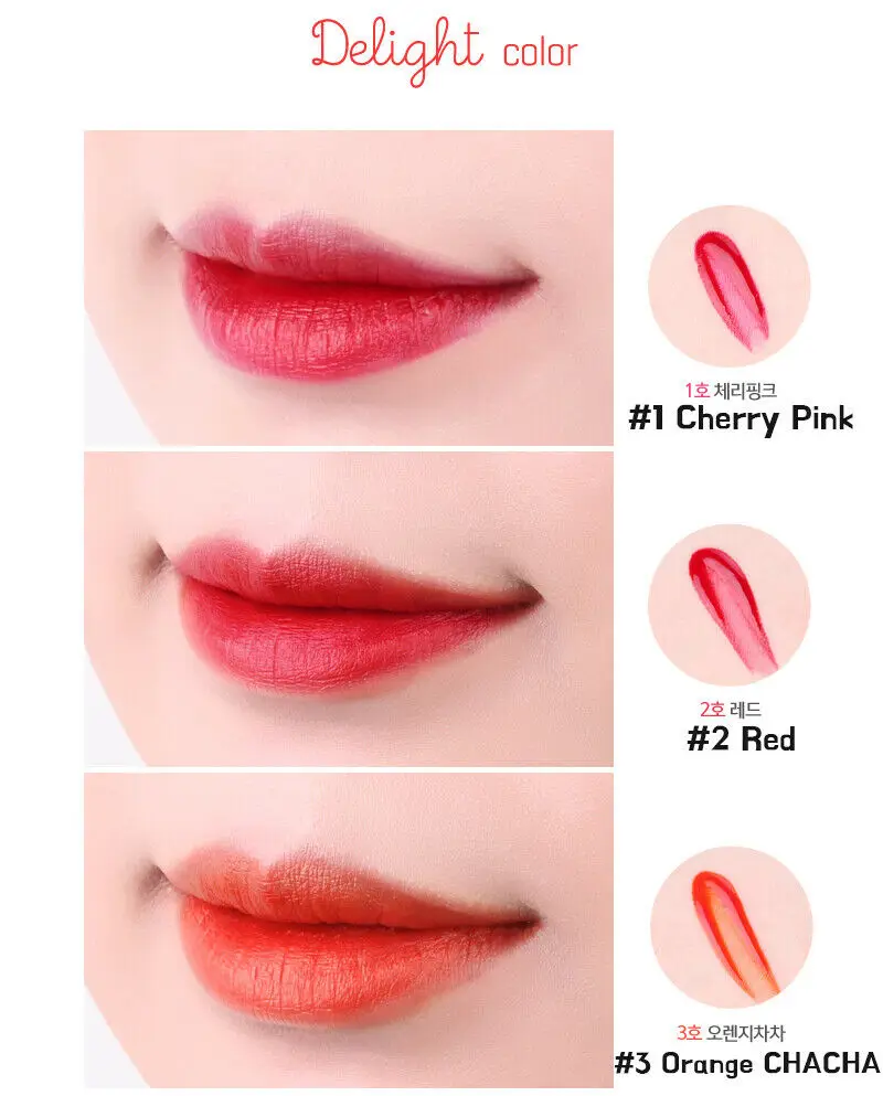 Delight Tony Tint Lip Idol 2pcs Long Lasting Matte Gloss Korea Cosmetics TONYMOLY