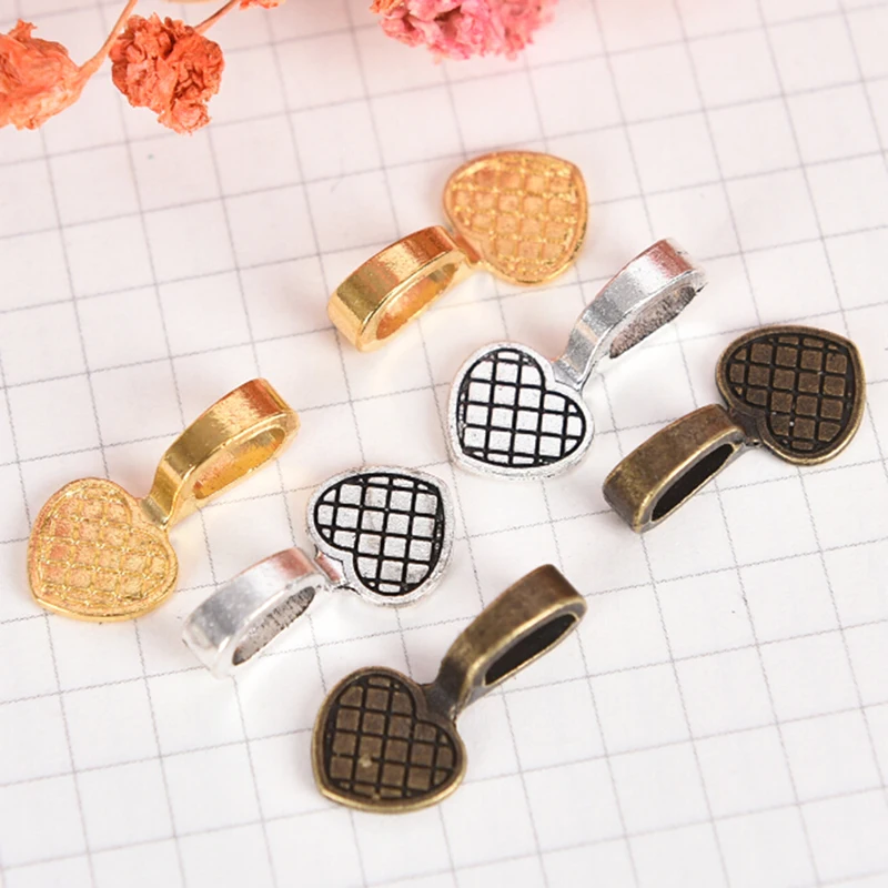 20 штук сплав старинное серебро сердце держатель для приклеивания кабошона Pad