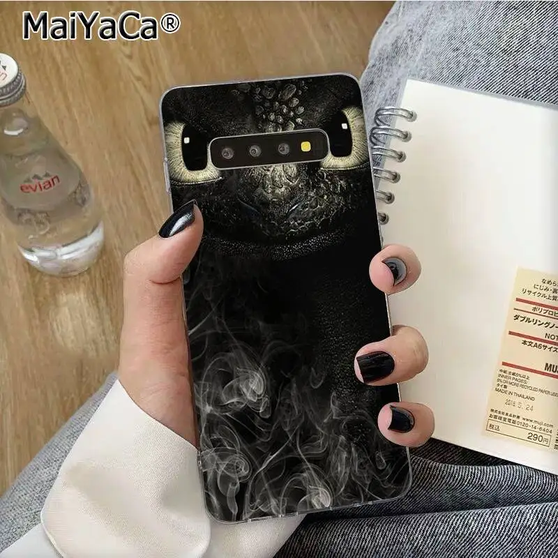 MaiYaCa Беззубый Как приручить дракона чехол для телефона Fundas для samsung S10 E S9 plus S6 edge plus S7edge S8plus S10 plus S5