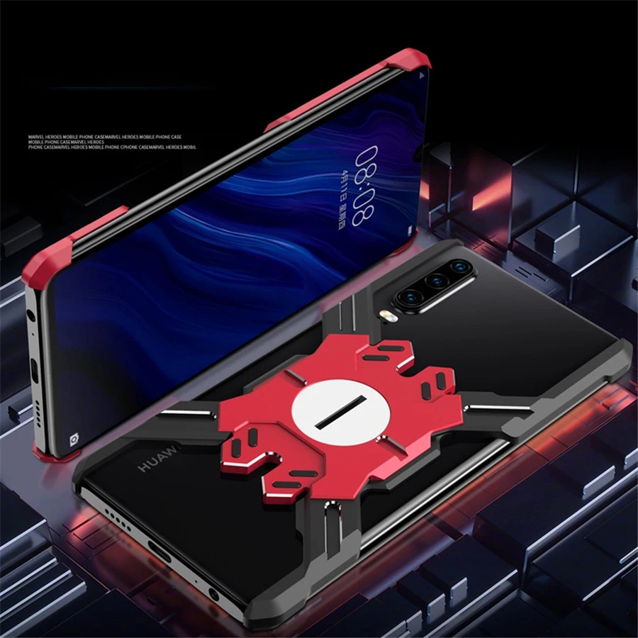 Для huawei P20 P30 mate 20 30 Pro металлический чехол светильник Hero алюминиевый сплав рамка бампер чехол для huawei P30 Lite Nova4 Honor V20