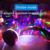 3 Watt Mini LED Effect Stage Light Interior Ambient Light Decoration Rechargeable Laser Disco Ball with Voice Control Function 2