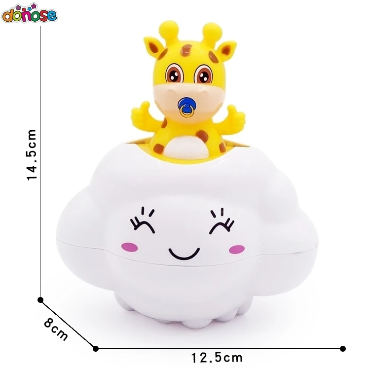 Baby Bathroom Play Water Bath Toys Rain Clouds Deer  Shower Beach Cartoon Classic Kid Educational Toys for Kindergarten