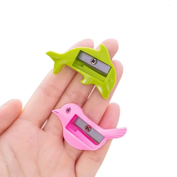 

1 Pcs Creative Cute Kawaii Cartoon Little Bird mechanical Pencil Sharpener School Office Supply Stationery Gift For Kid Items