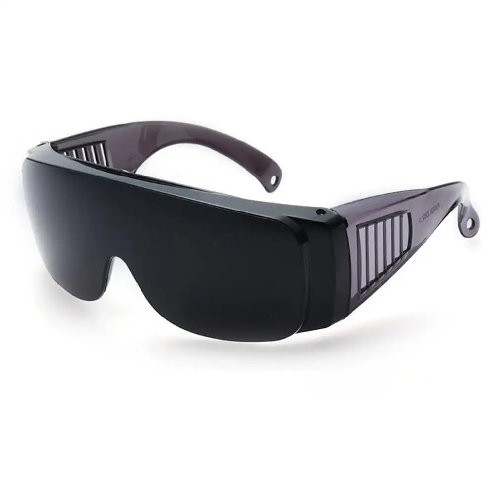 Промышленные защитные очки для защиты труда, анти-лазерные инфракрасные защитные очки, линзы для ПК, анти-туман, анти-УФ, анти-ударная одежда для глаз - Цвет: black