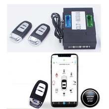 PLUSOBD for Audi A6 2005-2011 Car Alarm System Keyless Entry Engine Start Stop With Push Button Start Smartphone Remote Control 2005 2011 ford five hundred 4 four button keyless entry remote free programming included