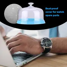 6 слотов пластиковые часы пылезащитный лоток запасной протектор инструмент для ремонта часов уменьшить мелкие детали пыль мусор твердый песок