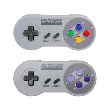 

Wireless Gamepads 2.4GHZ Joypad Joystick Controller for SNES Super Nintendo Classic MINI Console Remote Accessories Gamepads