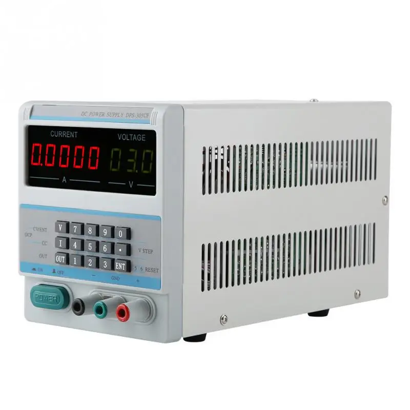 ЕС 110V DPS-305CF цифровой источник стабилизированного Напряжение регулируется Питание 30V 5A
