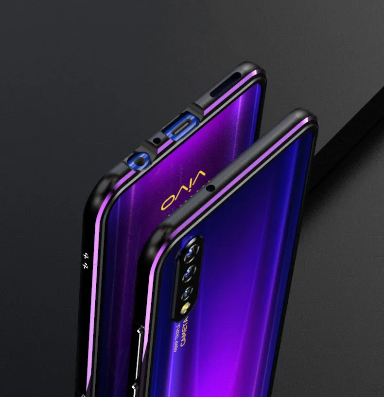 Vivo Z5 Роскошный металлический корпус крышка для Vivo V17 Neo алюминиевая рама Жесткий 3D защитный чехол для V17 Neo бампер чехол