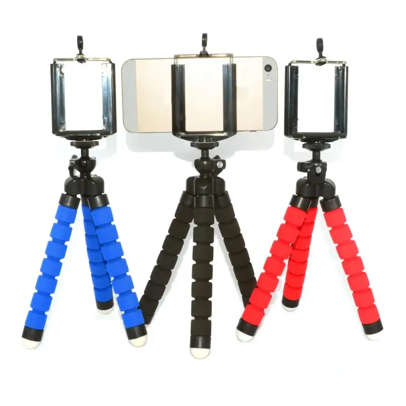 

Mini Portable Camera Smartphone Tripod Mini Flexible Octopus Selfie Tripod Holder For IPhone Samsung Xiaomi Huawei For Gopro Cam