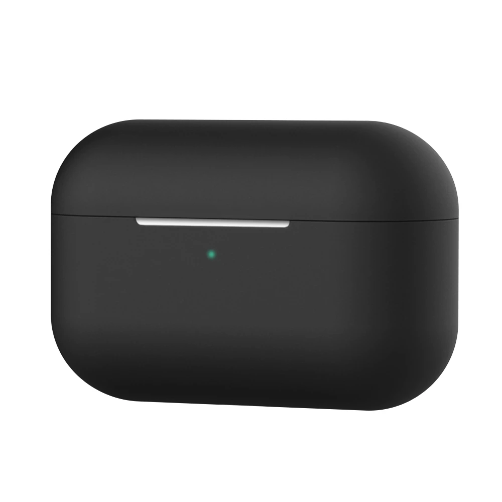 Черный Для Apple Airpods Pro силиконовый чехол для наушников для Airpods Pro противоударный чехол для Airpods 3 Bluetooth чехол для гарнитуры - Цвет: Черный