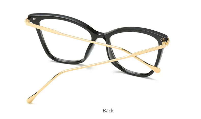 Кошачий глаз женские очки оправа винтажная большая металлическая оправа брендовые дизайнерские оптические розовые прозрачные очки модные очки