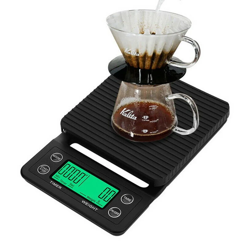 Precision Drip Coffee Scale With Timer Multifunction kitchen scale LCD digital food Scale for Baking & Cooking weighing tools