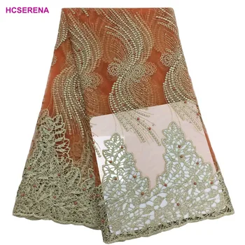 

Promotion!High Quality Embroidered Lace Nigerian Lace French lace African Lace Fabric for Party Dress. 5yards/lot Lace Fabric