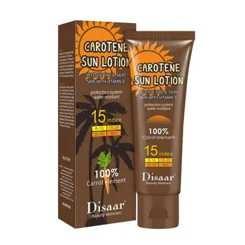 

Self Tanner Lotion for Bronzer Face Body Solarium Cream for Day Tanning Sun Block Makeup Foundation Tanner Lotion Moisturizing